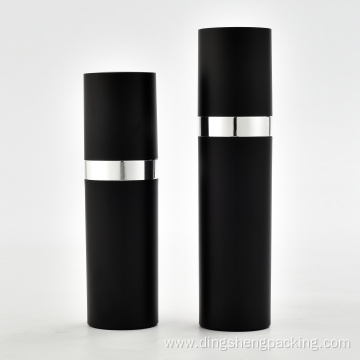 cosmetic bottle matte black tubes empty frosted cream bottle 50ml